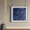 Pintura Decorativa Moderna Minimalista de Lujo Ligero para Sala de Estar, Arte de Nicho para Hoteles y Casas de Huéspedes, Arte de Pared para Salas de Muestra, Pintura para Colgar en Pasillo de Entrada