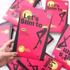 Wechat Business Populares Coreanos Let's Slim Calcetines de Compresión para Tensar el Vientre y Levantar los Glúteos 200m con Pies Negros Calcetines Base de Primavera