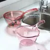 Cuchara de agua irrompible para uso doméstico, profundizada, alta transparencia, mango largo, grande de plástico, cuchara de agua transparente de cocina creativa, engrosada