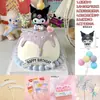 Decoraciones de pastel Sanrio Kuromi de moda, My Melody, Cinnamoroll y Hello Kitty para pasteles de cumpleaños y repostería