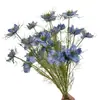 Flores Artificiales Estilo Óleo 5 Cabezas de Hierba Negra Ramas Largas Flor Falsa Arte Hogar Decoración Suave Ventana Decoración de Paisajismo Accesorios de Fotografía