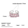 Anillo Ajustable Abierto de Plata 925 Chapado en Cobre, Lujo Ligero, Gama Alta, Diseño de Nicho, Estrella de Zirconia para Mujer, Verano