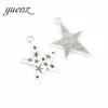 YuenZ Accesorios para joyería DIY Colgante de estrella de aleación Colgante pequeño de aleación retro L304