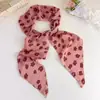 Bufanda Larga Delgada Floral Rosa para Mujer, Nuevo 2026 Primavera y Verano Viaje Delgada Cinta Accesorio para Camisa