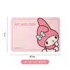 Jogos Americanos Sanrio, Tapetes de Couro Impermeáveis para Casa, Tapetes para Tigelas de Alunos do Ensino Fundamental, Tapetes de Mesa de Jantar Anti-Escaldantes, Atacado Transfronteiriço