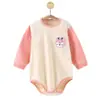 Ropa Jingqi para Bebés Recién Nacidos Derong Monos de Otoño e Invierno Monos para Bebés de Pocos Meses Ropa Cálida para Casa