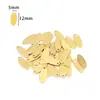 Acero de Titanio Color Duradero Conector Cola de Perla Colgante Corazón Accesorios para Joyería DIY Acero Inoxidable Estrella de Cinco Puntas Etiqueta Pieza Pequeña Oro Real