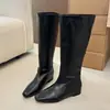 Novo Estilo 2026 Outono/Inverno Botas Longas Emagrecedoras de Salto Alto para Mulheres, Botas Western Cowboy Acima do Joelho
