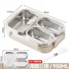 Caixa de almoço de aço inoxidável 316L, evita a mistura de sabores, segura para micro-ondas, adequada para trabalhadores de escritório, hermética e portátil, ideal para dormitórios estudantis