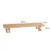 Mesa de Té y Sillas de Madera Maciza Estilo Japonés Tatami Combinación Mesa de Café Baja para Ventana Saliente de Balcón Mesa de Té para el Hogar Mesa de Té Zen Kung Fu