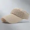 Visera de Verano para Mujer con Logo Personalizado, Sombrero de Sol de Punto a la Moda que Hace que la Cara Parezca Más Pequeña, Sombrero de Sol Transpirable Casual Estilo Coreano