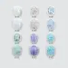 Acessórios de Diamante Flor de Gelo Triturado Cor de Ovo de Pombo, Cor Sólida Estilo Ins Textura de Alta Qualidade DIY Nail Art Acessórios de Diamante de Vidro Cristal