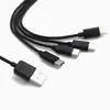 Cabo de carregamento tudo-em-um USB com quatro pontas TYPE C para carregar 4 celulares, tablets e outros TYPE C 50cm