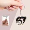 Llavero creativo 67 de impresión plana 2D transfronterizo, colgante de decoración para mochila de acrílico, decoración del hogar, colgante para llaves
