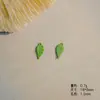 Nuevo Colgante de Hoja de Monstera Verde Fresco de Aleación DIY Pulsera Llavero Decoración Accesorio Materiales