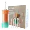 Irrigador Transfronteiriço Portátil Limpador Bucal Dental Doméstico Mini Limpador Dental Flosser de Água Gradiente Limpador Dental Elétrico