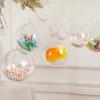 Al por mayor transparente bola plástico bola carcasa acrílico 5-12CM bola de navidad PS hueca bola de navidad colgante decorativo
