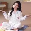 Pijama para Niña 2026 Nuevo Algodón Nube Infantil Primavera y Otoño Manga Larga Dibujos Animados Niños Medianos y Grandes Dulce Princesa Ropa de Casa