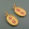 Suministros: Colgante de Carácter Doble Felicidad DIY, Accesorios para el Festival del Bote del Dragón, Piezas de Joyería Versátiles de Aleación de Zinc para Atraer Riqueza y Mejorar la Fortuna, Doble Felicidad Rojo Brillante