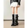 Botas de Monta Hasta la Rodilla para Mujer Chuyuji 2026 Nuevas Otoño/Invierno Botas Legging de Punta Aguda con Tacón Alto para Chica Popular