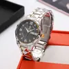 Nuevo Reloj Lujo Ligero Incrustado de Diamantes Reloj de Pareja Banda de Acero Aleado Doble Calendario Reloj de Cuarzo Explosiones de Comercio Exterior en Vivo