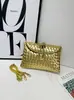 Bolsa Tecida Transfronteiriça para Mulheres, Bolsa Envelope com Aba, Bolsa de Ombro, Bolsa Transversal, Bolsa de Mão para Noite