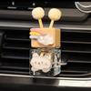 Frasco Vazio de Perfume para Carro Frasco de Aromaterapia para Carro Óleo Essencial Aromaterapia Mini Saída de Ar Volatilização e Decoração de Fragrância