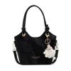 Bolsa Quadrada Pequena Simples Vintage 2025 Novo Estilo Simples Grande Capacidade Bolsa de Axila para Deslocamento Bolsa de Ombro de Couro Encerado da Moda para Mulheres