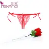 Feimu Export Lingerie Sexy Tentação Sexy Renda Transparente Aberta Calcinhas 7110 Vermelho/7115 Preto 600/Caixa