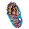 Tatuagem Adesiva Diablo Feminina À Prova D'água Duradoura Europeia e Americana Violência Lori ins Desenho Animado Fofo Flor Braço Não Refletivo Anti-Han