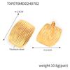 Aretes de Anillo Cuadrado Simple Transfronterizo Europeo y Americano Traje Joyería de Venta Caliente Acero de Titanio Chapado en Oro