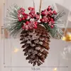 Decorações de Natal Decoração de Natal bola Árvore de Natal pinha saco de material diy layout ornamentos criativos adereços