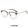 Yitong "26023" 55mm Ultraligero Lindberg Sin Tornillos Montura de Gafas de Titanio Puro para Hombre, Estilo Retro Browline, Venta al por Mayor desde Danyang