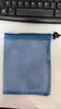 Bolsa de Almacenamiento de Malla Negra Ordinaria con Cordón Bolsillo con Cordón de Nylon Portátil para Hogar Viaje Bolsa de Empaque al por Mayor
