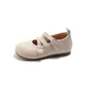 Zapatos de cuero para niños 2026 primavera y otoño nuevos versión coreana zapatos de princesa para niñas mocasines casuales de suela blanda