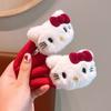 Nueva diadema con horquilla para el cabello coreana de felpa de dibujos animados accesorios para el cabello lindo clip de gato KT horquilla diadema tocado venta al por mayor