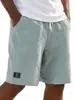 Novos Shorts Casuais Masculinos de Algodão e Linho Transfronteiriços 2026, Calças de Cinco Pontos Soltas e Respiráveis de Verão, Roupas Masculinas Modernas Estilo Americano