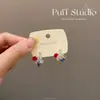 Pendientes Dulces, Compactos y Sencillos Estilo Coreano, Modernos y Versátiles, Pendientes Pequeños Frescos, Pendientes de Nicho de Gama Alta y Elegantes al por Mayor