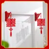 Colgante de Bendición de Año Nuevo 2026 Año del Caballo Colgante para Sala de Estar Colgante de Puerta y Pared de Año Nuevo Linterna Estéreo Decoración del Festival de Primavera