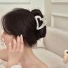 Pinza de Amor de Ácido Acético estilo Coreano para Mujer Parte Trasera de la Cabeza Combinación con Todo Pinza de Tiburón para el Cabello Sensación Avanzada Celebridad Cibernética Pasador Adorno para el Cabello