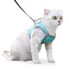Ropa para Gatos Mochila para Salir Correa de Tracción Chaleco Correa para el Pecho para Perro Pequeño Correa de Tracción Cuerda para Gato Suministros para Mascotas