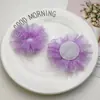 Perlas cosidas a mano Malla Brillo Color Puro Flor Accesorios para Niños Pasadores DIY Ropa Bolsas Zapatos y Calcetines Accesorios