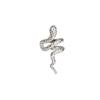 Clip para oreja de serpiente diseño de nicho personalidad avanzado nuevo moderno único aretes con forma de serpiente colgantes para la oreja temperamento fresco aretes de estilo susurrante