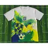 Atacado Camisa do Brasil Edição Especial Série Uniformes de Futebol Manga Curta Adulto