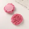 Caro francés con malla rizado rosa seco DIY accesorios para el cabello hechos a mano accesorios para ropa calzado