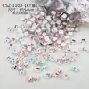 Mini Decoraciones Lindas Mixtas de Dibujos Animados para Uñas Versátil Navidad Gato DIY Resina Funda de Teléfono Accesorios para Uñas