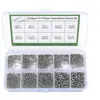 Kit de 1200 Piezas de Mini Tornillos, Tornillos Micro Phillips de Cabeza Redonda M1M1.2M1.4M1.7