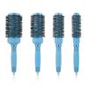 Peine cilíndrico LUOTTS con tubo de aluminio y cerámica para peluquería transfronteriza, peine de nailon para cabello lacio, peine para peinado de cabello rizado con ondas grandes