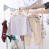 Roupas Infantis Novas 2025 Roupas de Outono de Manga Longa para Meninos Ternos Infantis para Bebês de 1-2-3-4-5 Anos Ternos para Meninas