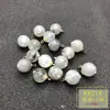 Moda Hebilla de Perla Artificial Cosida a Mano Colgante de Cristal Tirador de Cremallera Campana Ropa Bolsas Zapatos Accesorios DIY Metabo